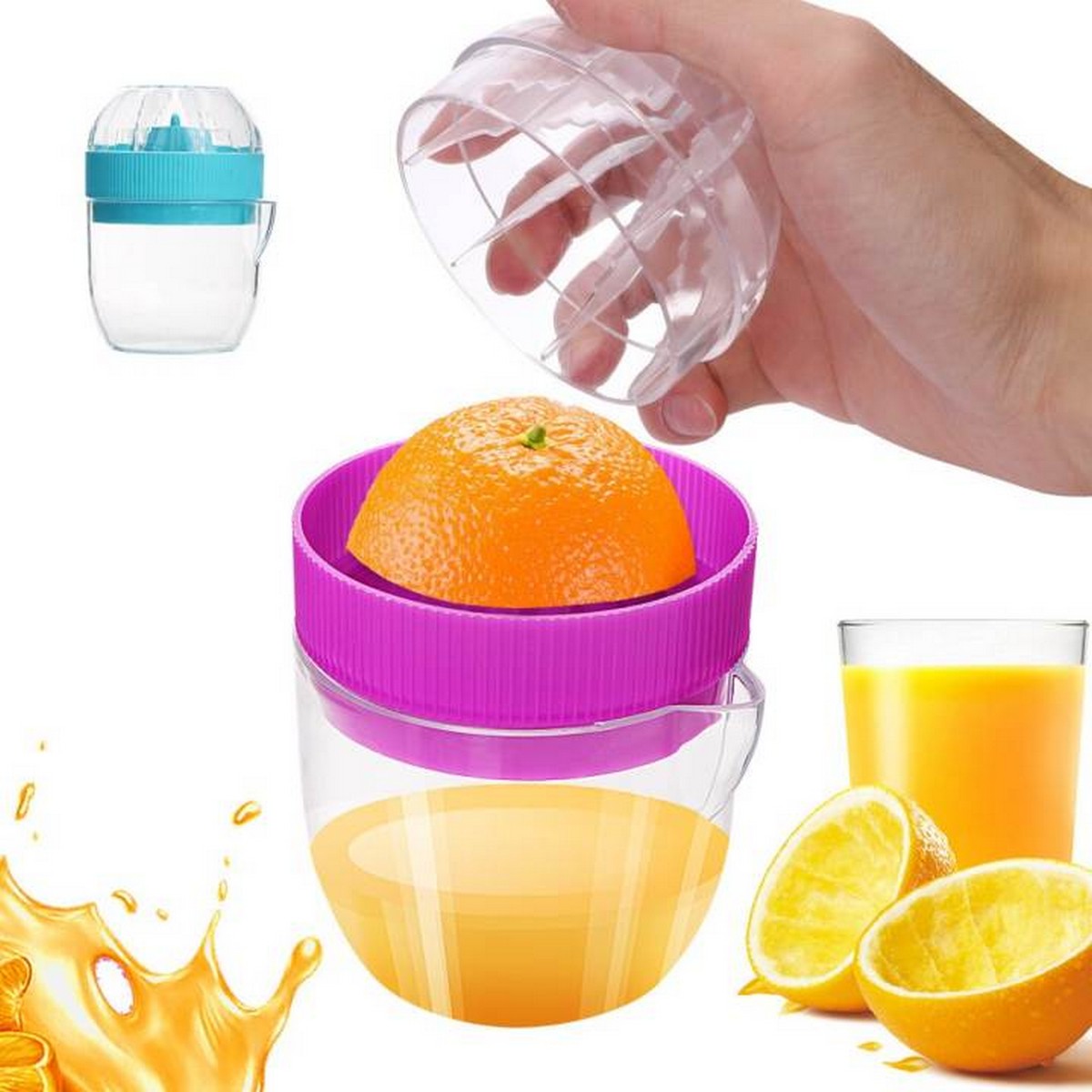 1Pc Manual Lemon Juicer Mini Fruit Hand Orange Citrus Squeezer Machine
