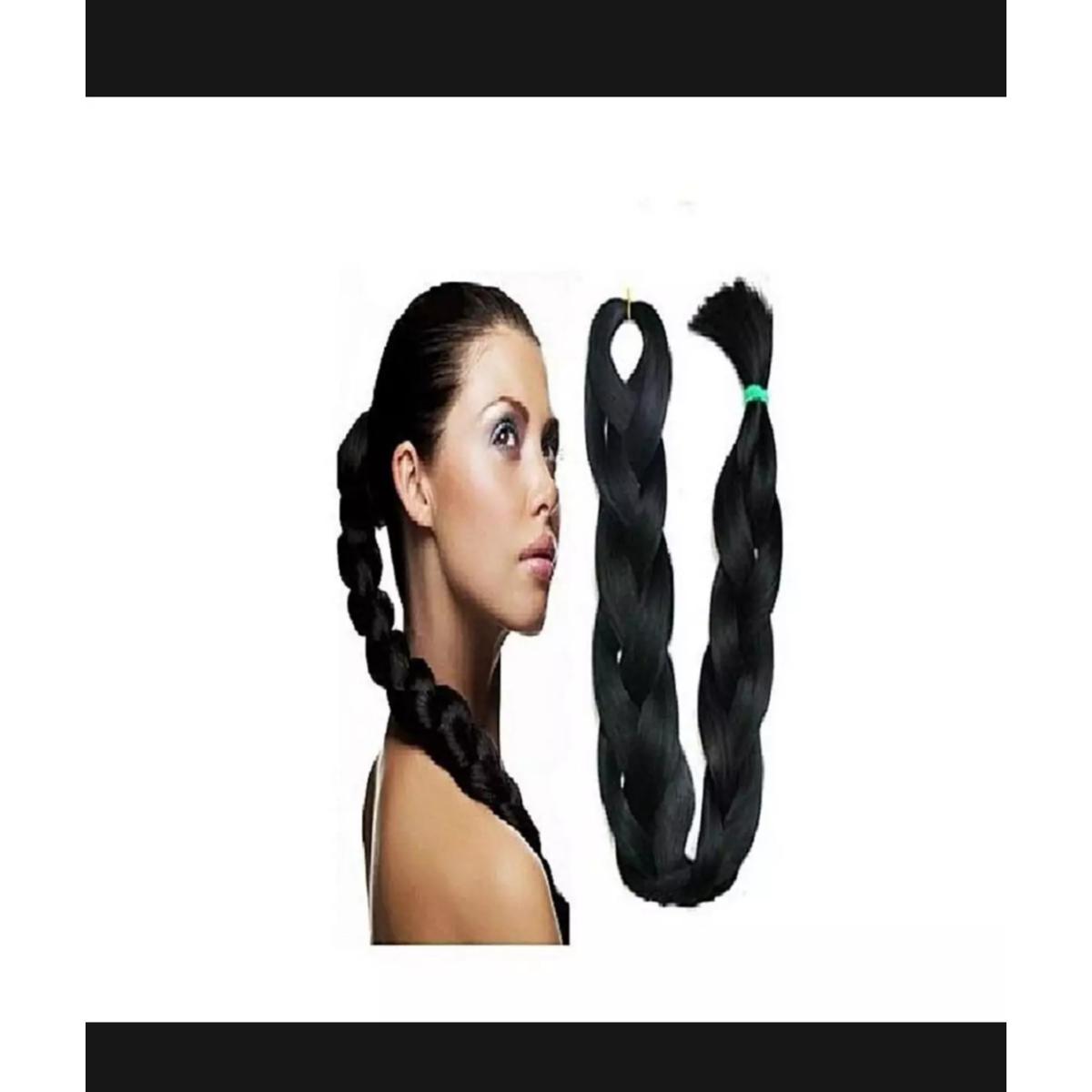 Synthetic Braided Hair Extension For Women - Natural Brown