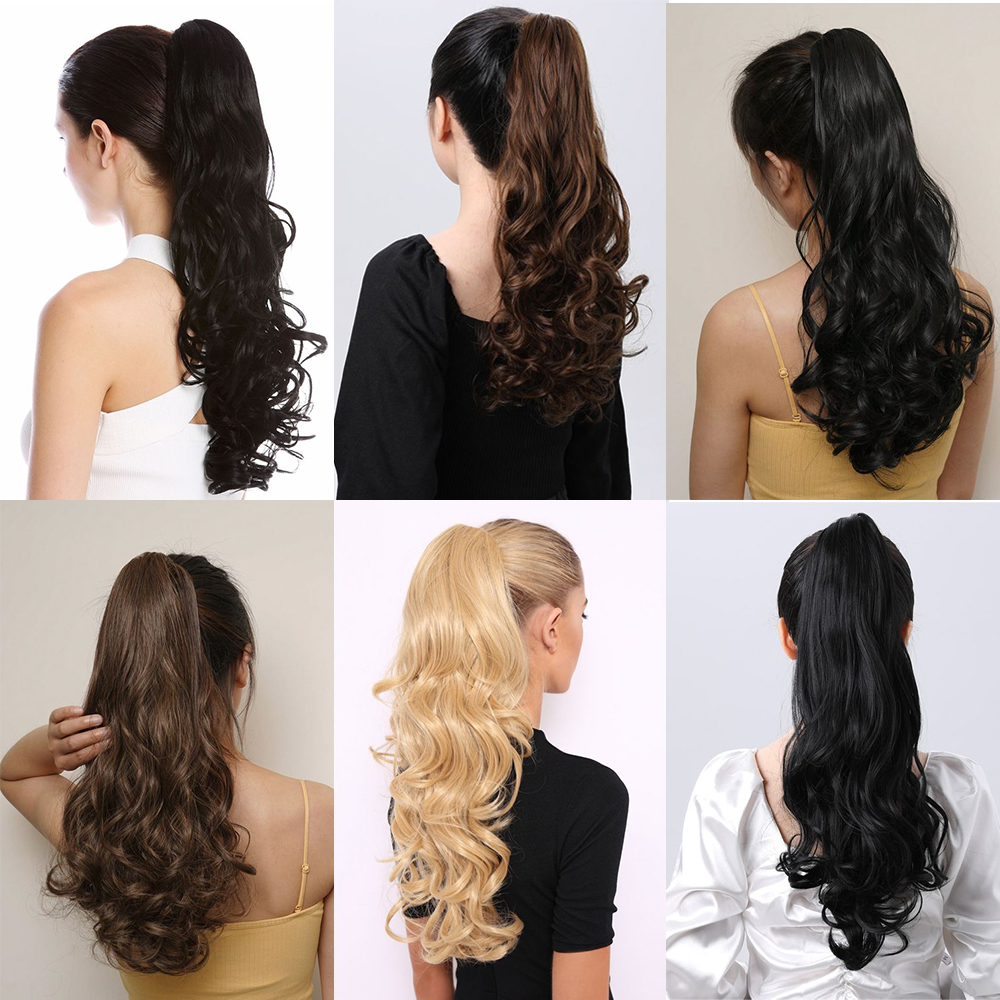 Catcher ponytail step cutting style hair extensions wig