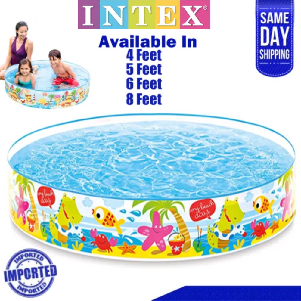 INTEX Swimming Pool Non-Inflatable Swimming Pool for kids - SIZE (4FT ...