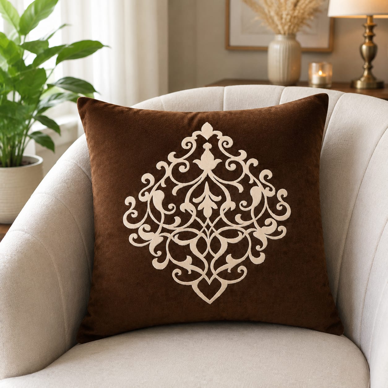 Decent Soft Velvet Cushion Cover Specific Style/ Color Best For Sofa And Bed Decorated By Ayat Bedding
