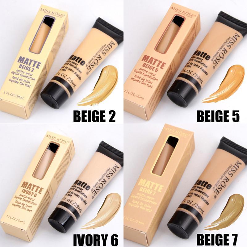 miss rose matte wear liquid foundation