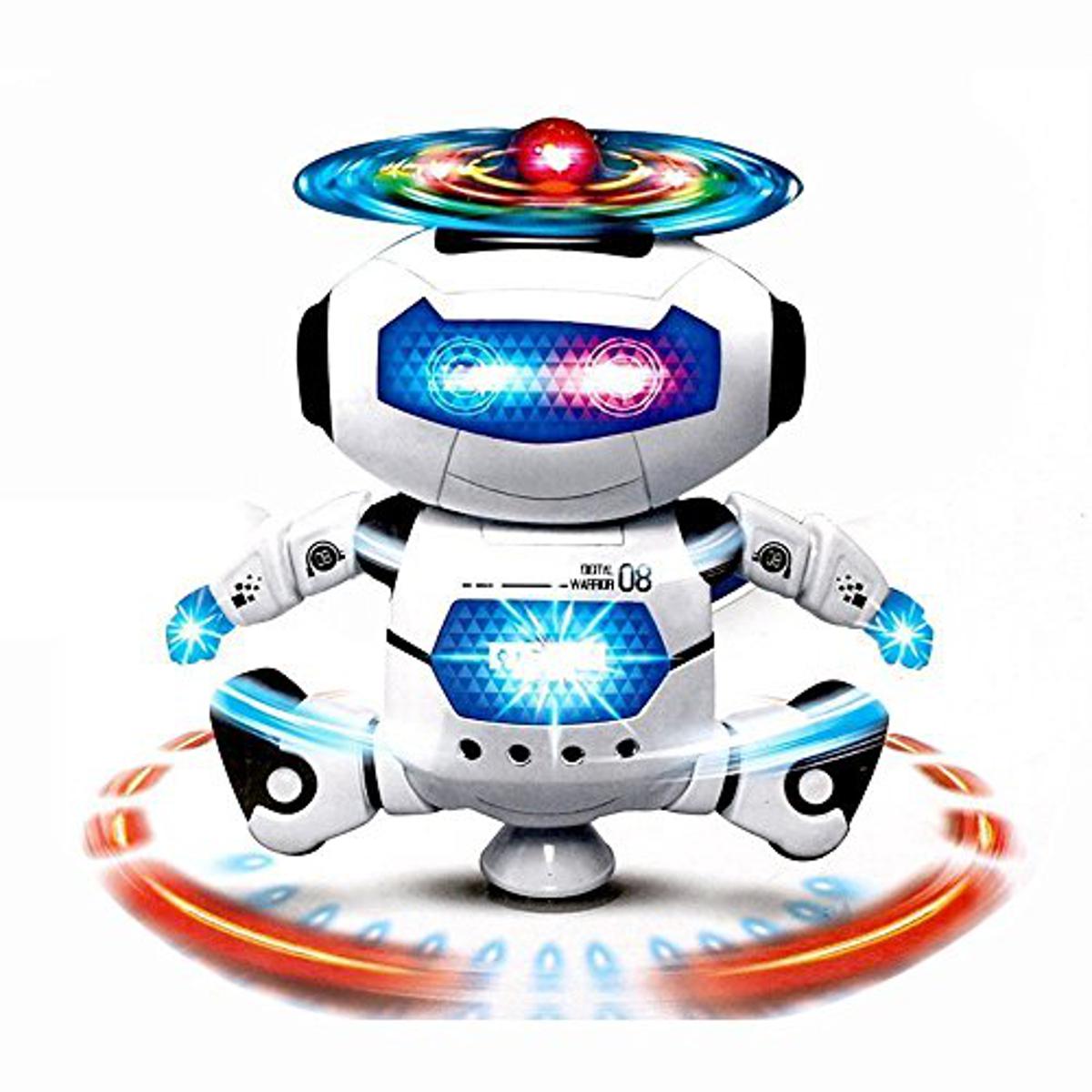 Dancing Robot Toy For Kids - White