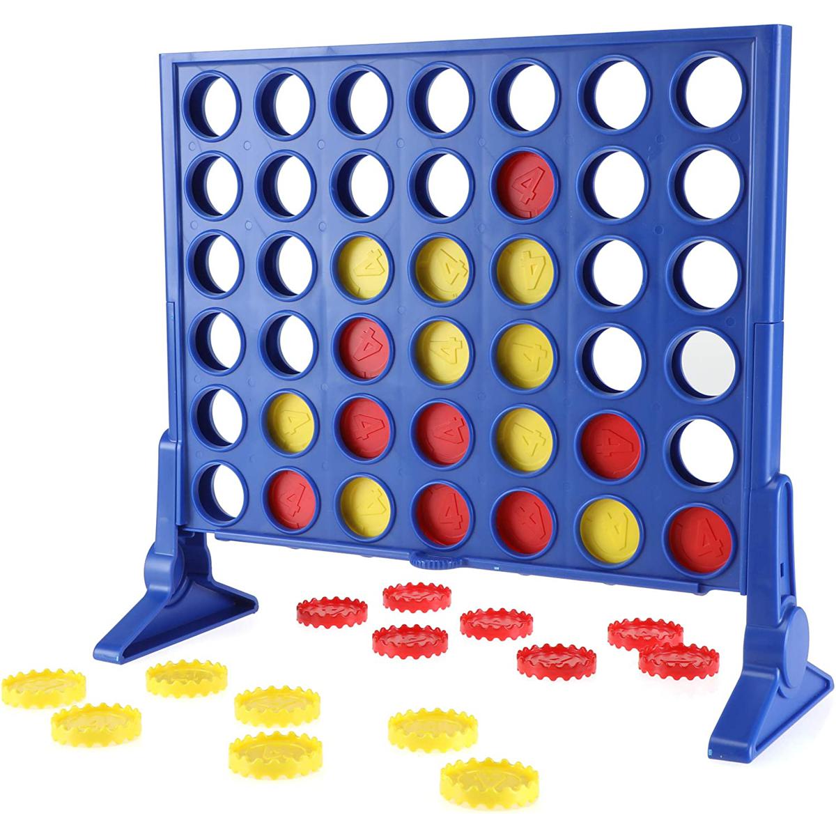 Cute CONNECT 4 - Classic four in a row game - Board Games and Toys for Kids, boys, girls - Ages 6+