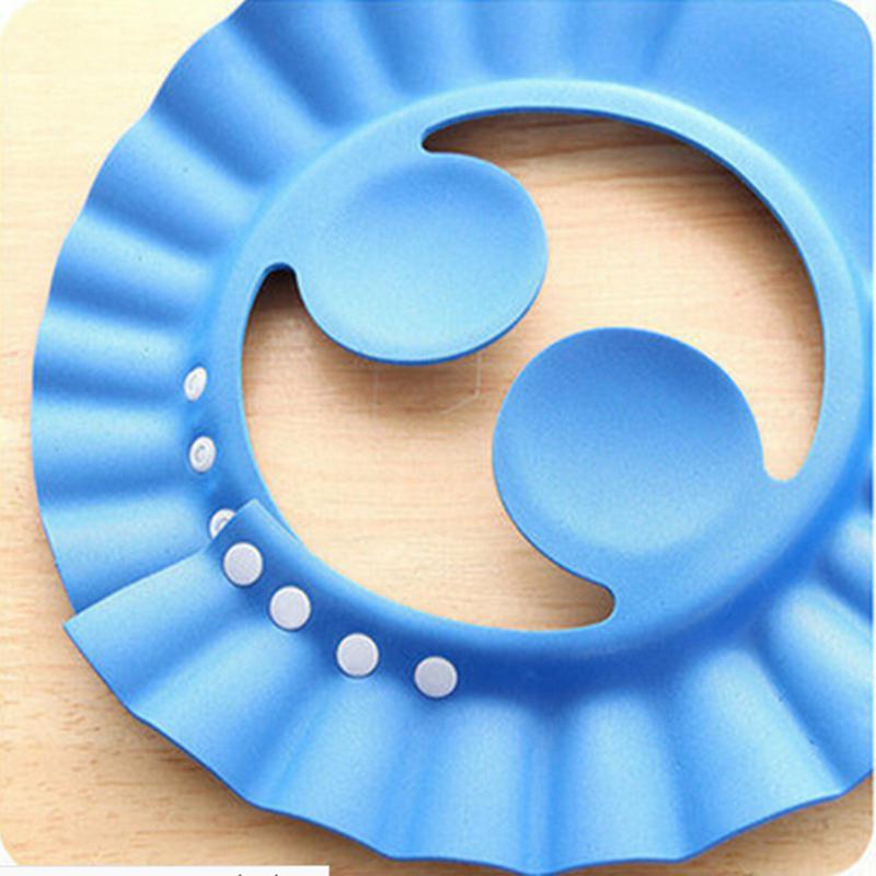 Baby Shower Cap Bathing Cap Soft Adjustable Visor Hat Safe Shampoo Shower Bathing Protection Bath Cap for Toddler, Baby, Kids, Children
