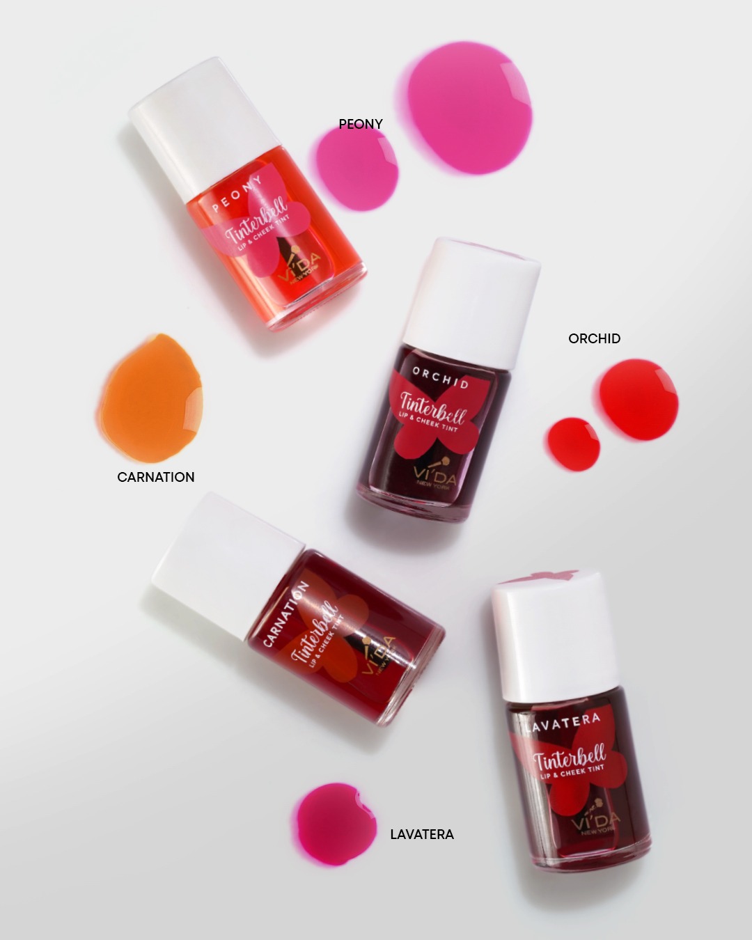 VIDA New York Tinterbell Lip & Cheek Tint – Peony | Liquid Lip Tint & Cheek Tint | Every Day Tint