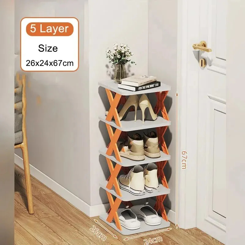 Stackable Multi-Functional Shoe Rack with 3, 4, 5, & 6 Layers - Space ...