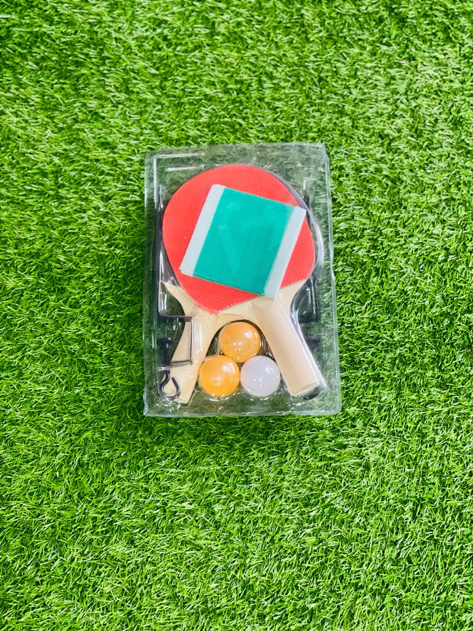 MYQ Table Tennis Racket Set with Net and Three Balls for (Kids)