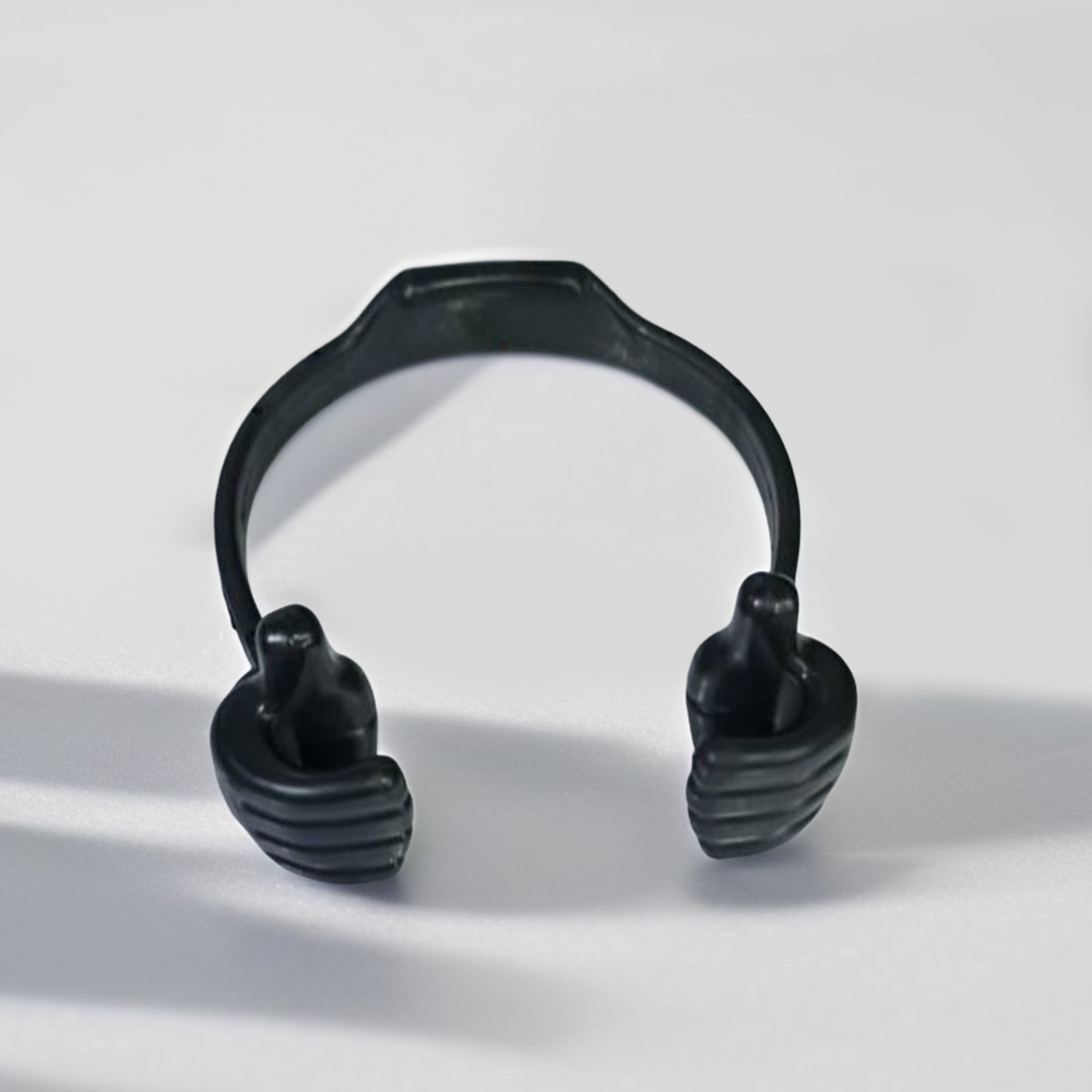 Thumb Mobile Stand Universal Cell Phone Desk Holder for All Phones and Small Tablets, Black, Lightweight Plastic