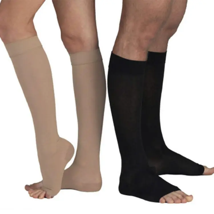 Long Leg Warmers Woman Sports Compression Elastic Stockings Socks