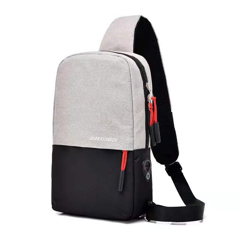 High-Quality Nylon Crossbody Sling Bag for Men and Women, Durable Casual Travel Pouch