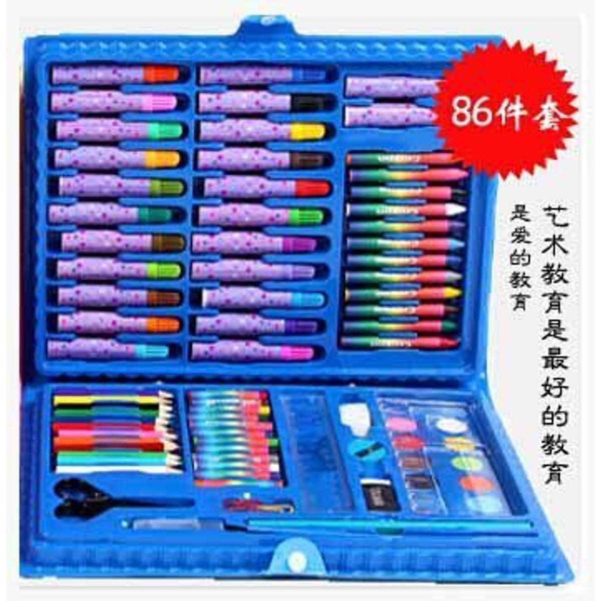 86 Pcs Art Color Box for Girls - Assortment - Toy Company