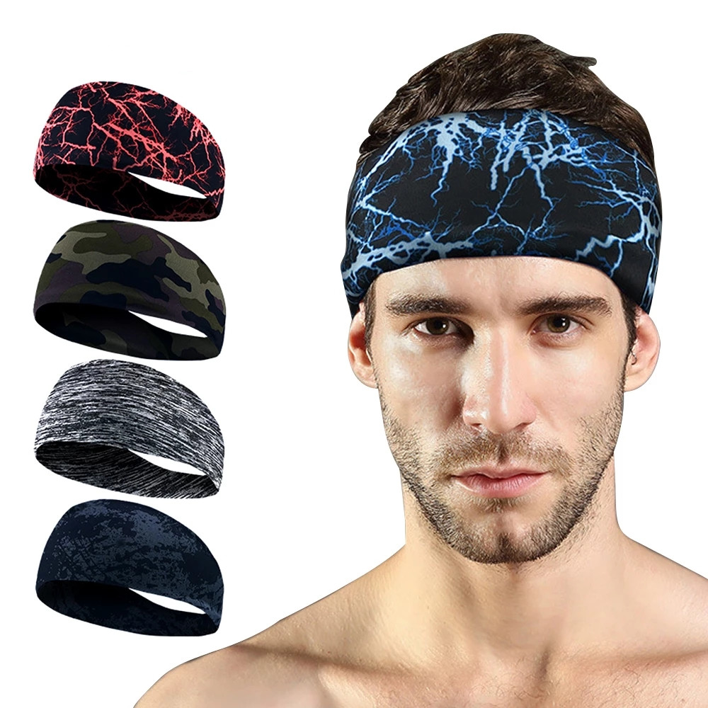 95％以上節約 Workout Headbands Compatible With Women Men Sweatband Yoga ...