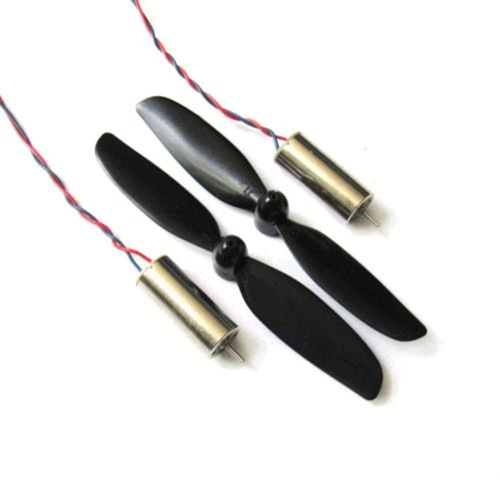 2 Pair Micro 3V DC Coreless Motor with Propeller | Helicopter Motor Set (2 Motors + 2 Propellers) for DIY RC & Mini Projects – Pakistan