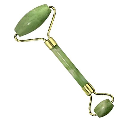 Original Gua Sha Facial Tool, Natural Jade Stone Board Guasha Massage Tool Self Care for Face Body Relieve Muscle Tensions Reduce Puffiness
