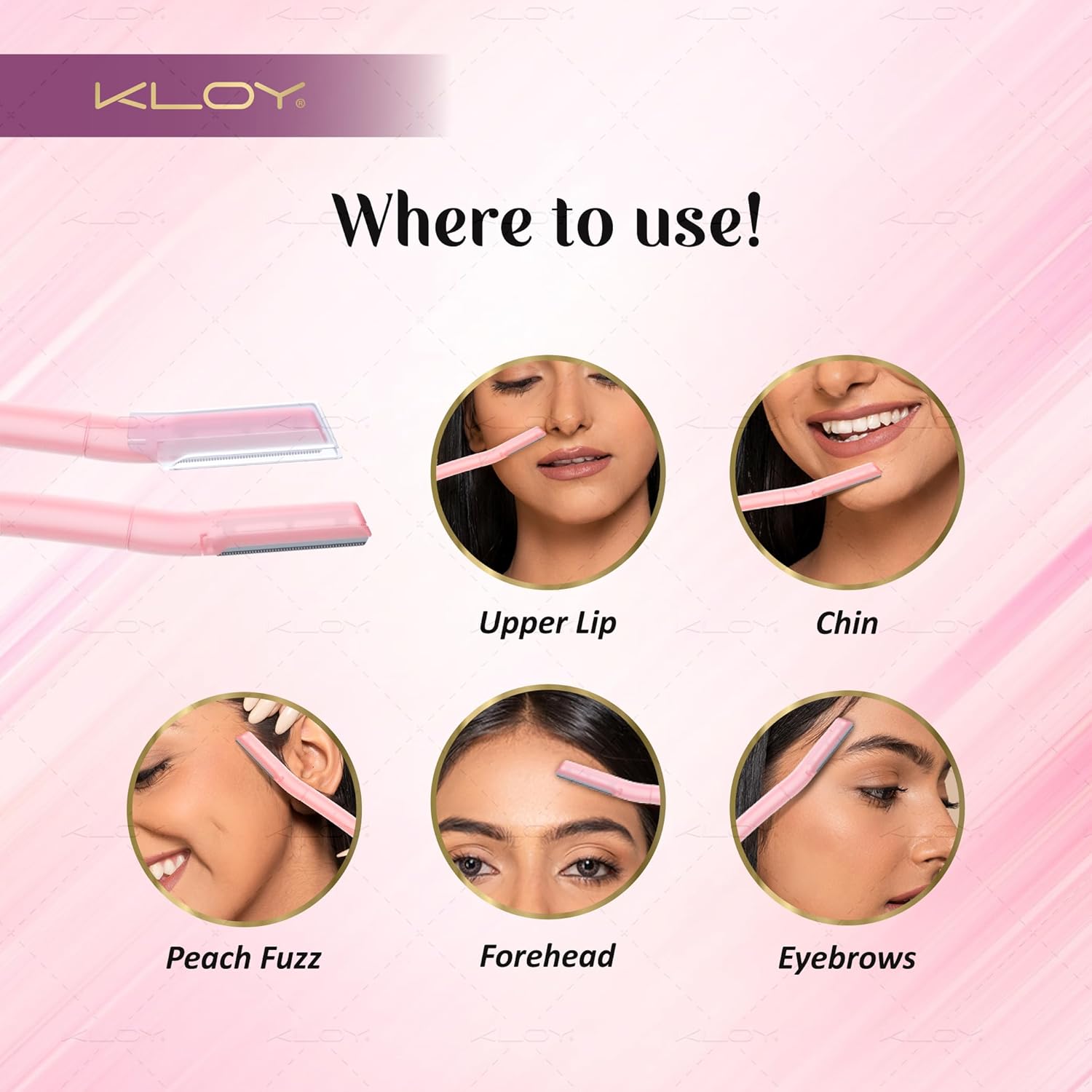 Facial Hair Eyebrow Razor Trimmer Shaper Hair Removal Shaving Tools