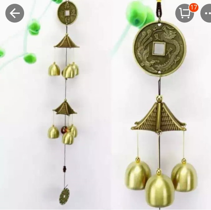 Wind Twin Metal Aluminum Wind Chimes - Feng Shui Ornaments for Doors and Windows, Creative Gift Idea