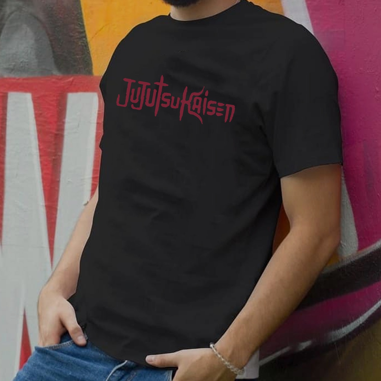 Jujutsu Kaisen Tshirt Whimsy Print Tee For Anime Boys And Girls Digital Printed