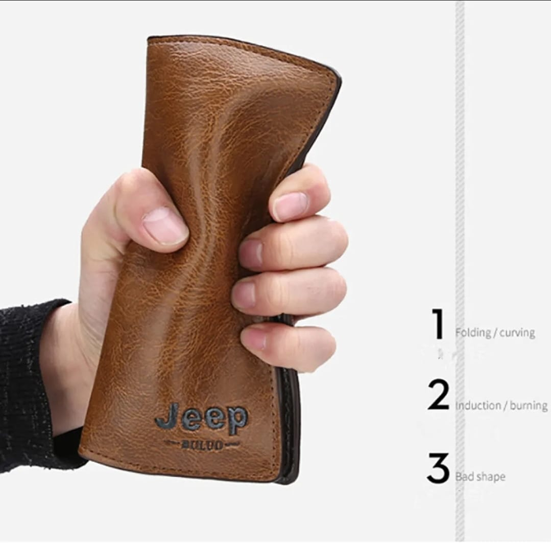 New Trendy SLIM PU Leather Long Wallet For Men and Women Cash And Card Holder.