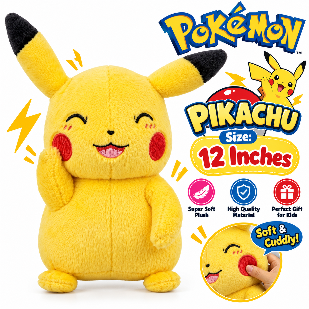 Pikachu Blinking Med