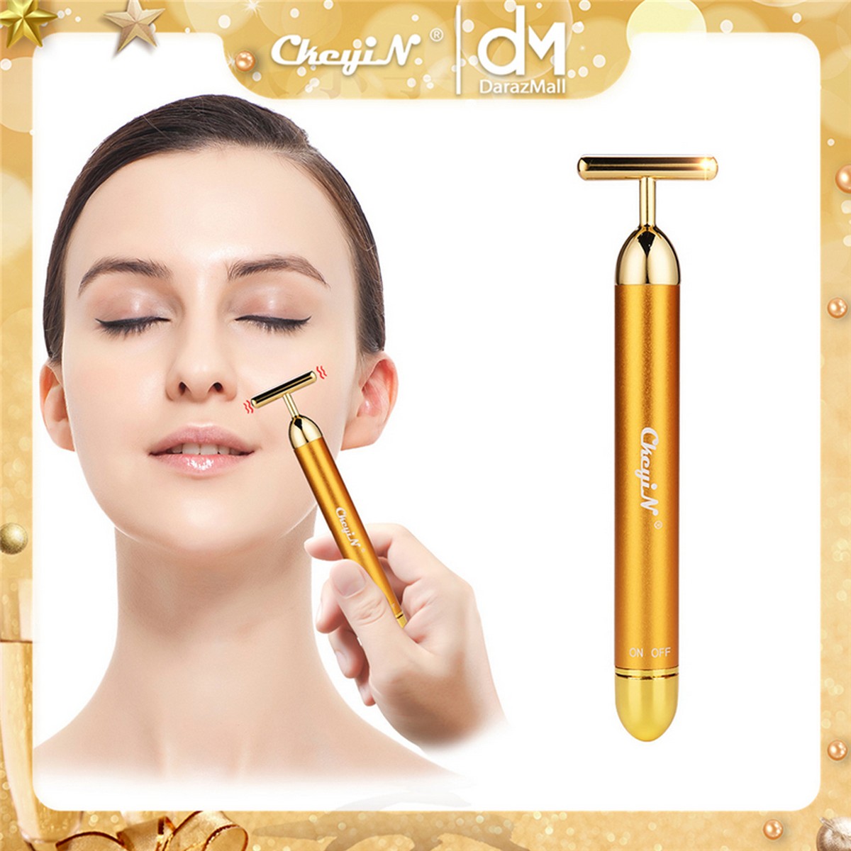 RF Radio Frequency Eye Massage AntiAgeing Wrinkle Vibration Pen On