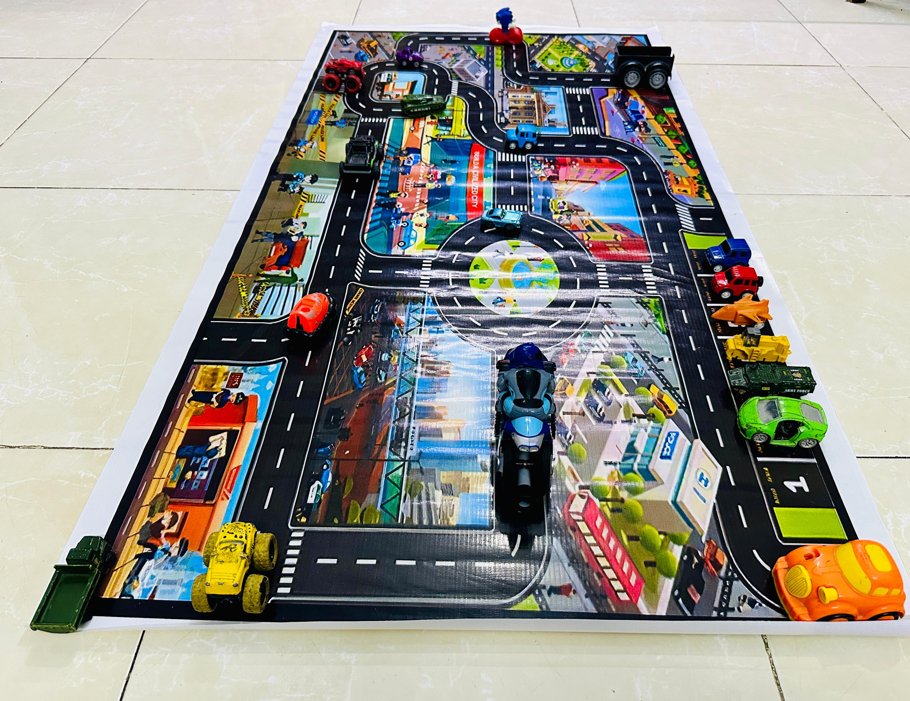 kids Play Mat Child Activity Car Toy Learning