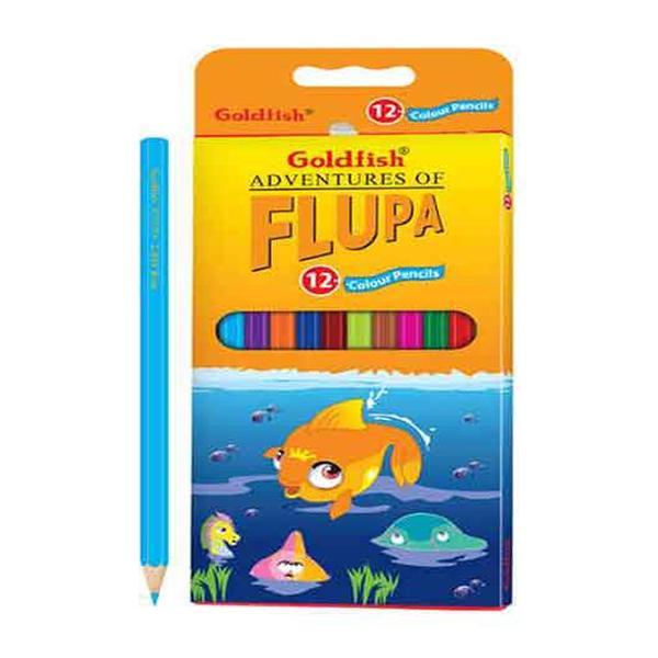 Goldfish Colour Pencil 12pcs Half Size - Picasso Colour Pencil Set ...