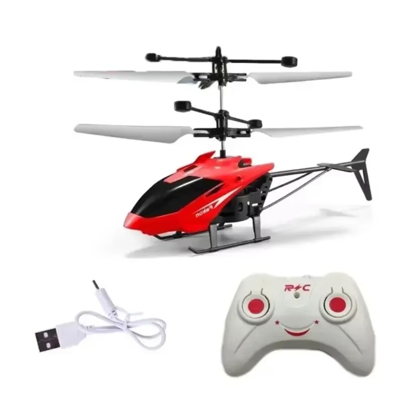 Rechargeable Remote Control Helicopter for Kids – Palm Sensing, LED Lights, Dual Mode Induction, Indoor & Outdoor Flying Toy for Boys Ages 5+