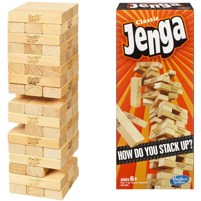 BnC Jenga Tower Wooden (MDF) Block Gaming For Kids and Family Genga janga jenga