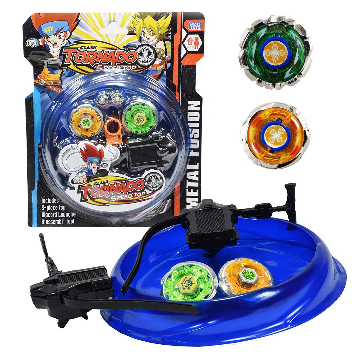 Beyblade Set With 2 Beys and 2 Launchers With Stadium - M10519