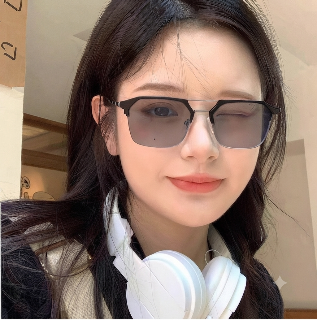 2-in-1 Photochromic Sunglasses for Men & Women - Anti Blue Light Computer Glasses - Auto Color Changing Transition Eyewear