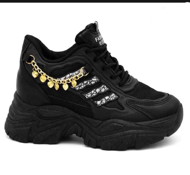 black and gold shoes for girls