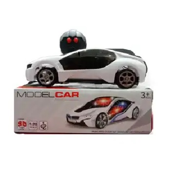 Remote Controlled Fast Modern Car 3D Light for Kids (Multi Colors)