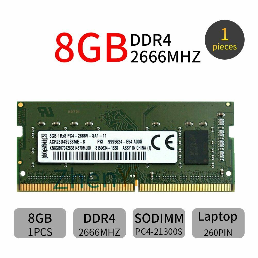 Ddr4 2666 Ddr4 8gb Kingston KINGSTON 8GB DDR4 3200MT/s SODIMM