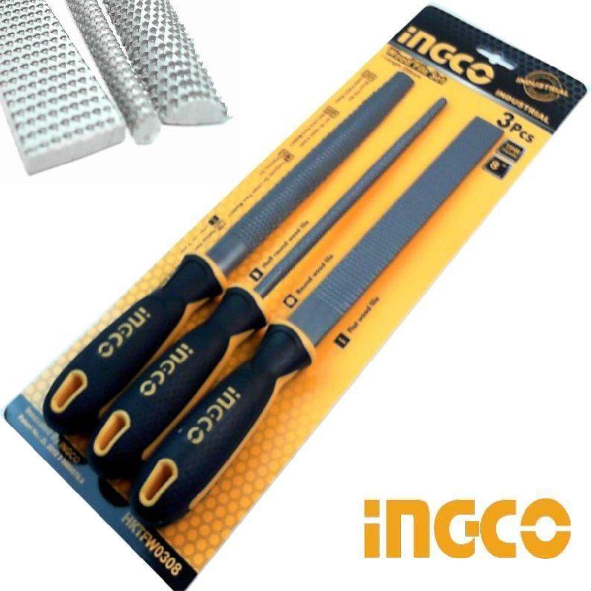 ZT - INGCO 3Pcs Wood File Set | Daraz.pk