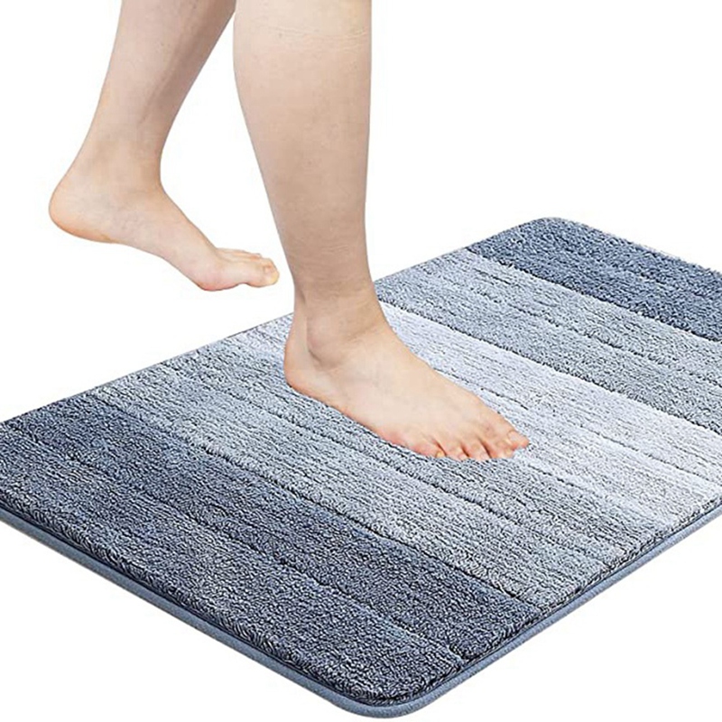 Non Slip Bathroom Rug - Absorbent Bath Mat &Amp; Floor Rug For Shower-C
