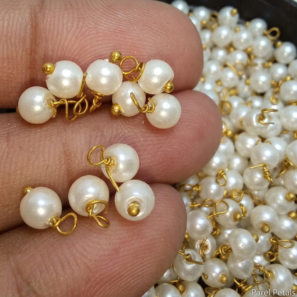 Loreal Beads for Jewellery Making 100 Pcs 4mm | loreal beads for Earrings, Bracelet, Necklace and DIY Art & Craft