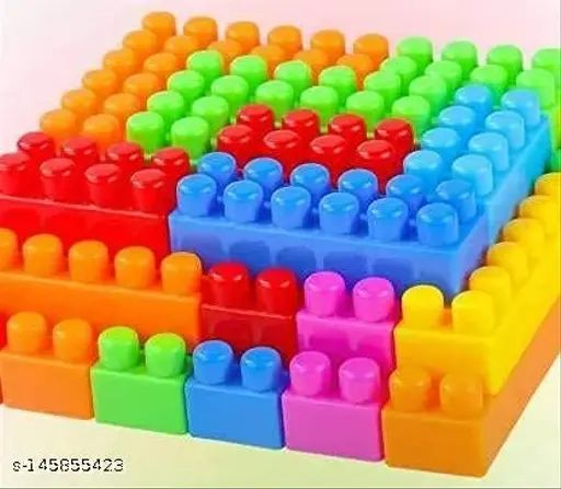 Small blocks bucket-Toys Building Blocks for kids Building Blocks Bucket Multicolor Big Size