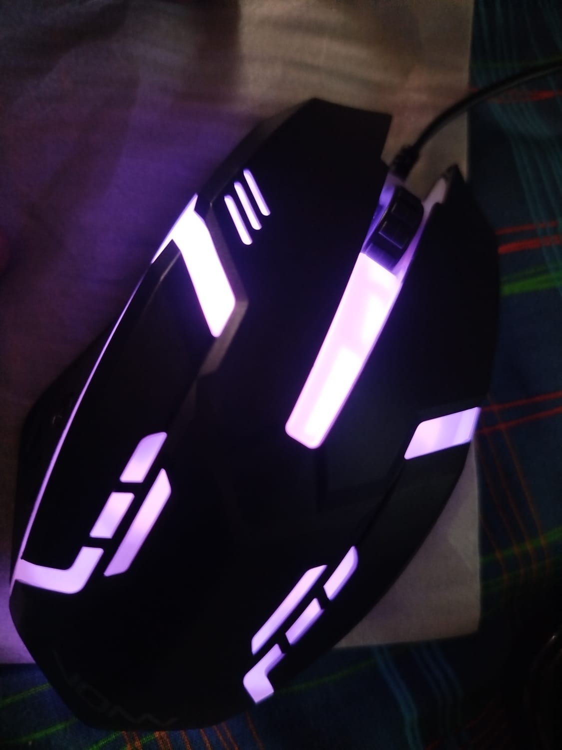 RGB Gaming Mouse Wired - LED Rainbow Light Breathing Mouse for Gaming with 1200 DPI for PC Laptop