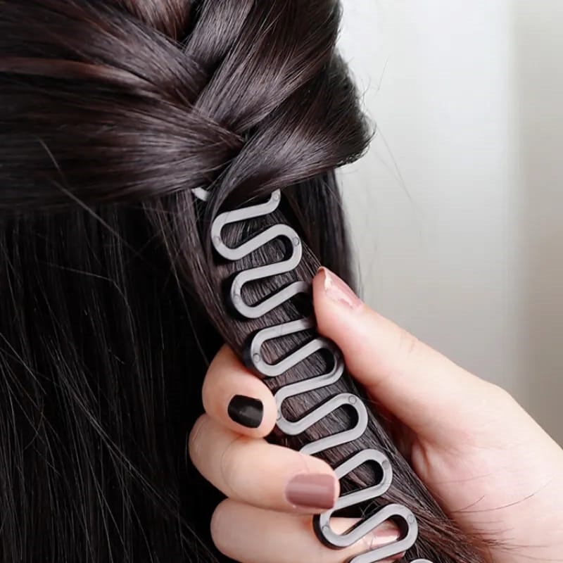 6PCs Braids Tools with Zig Zag Pony Tail Makers Professional Braids Tools Hair Styling Kits For Women Girls  Hair Accessories