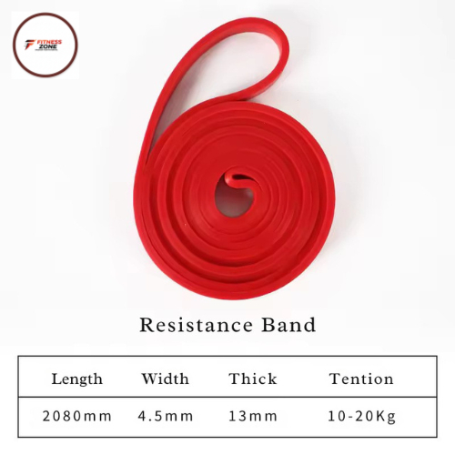 Heavy-Duty Elastic Resistance Band for Home Gym & Exercise - Adjustable Strength Workout Strap