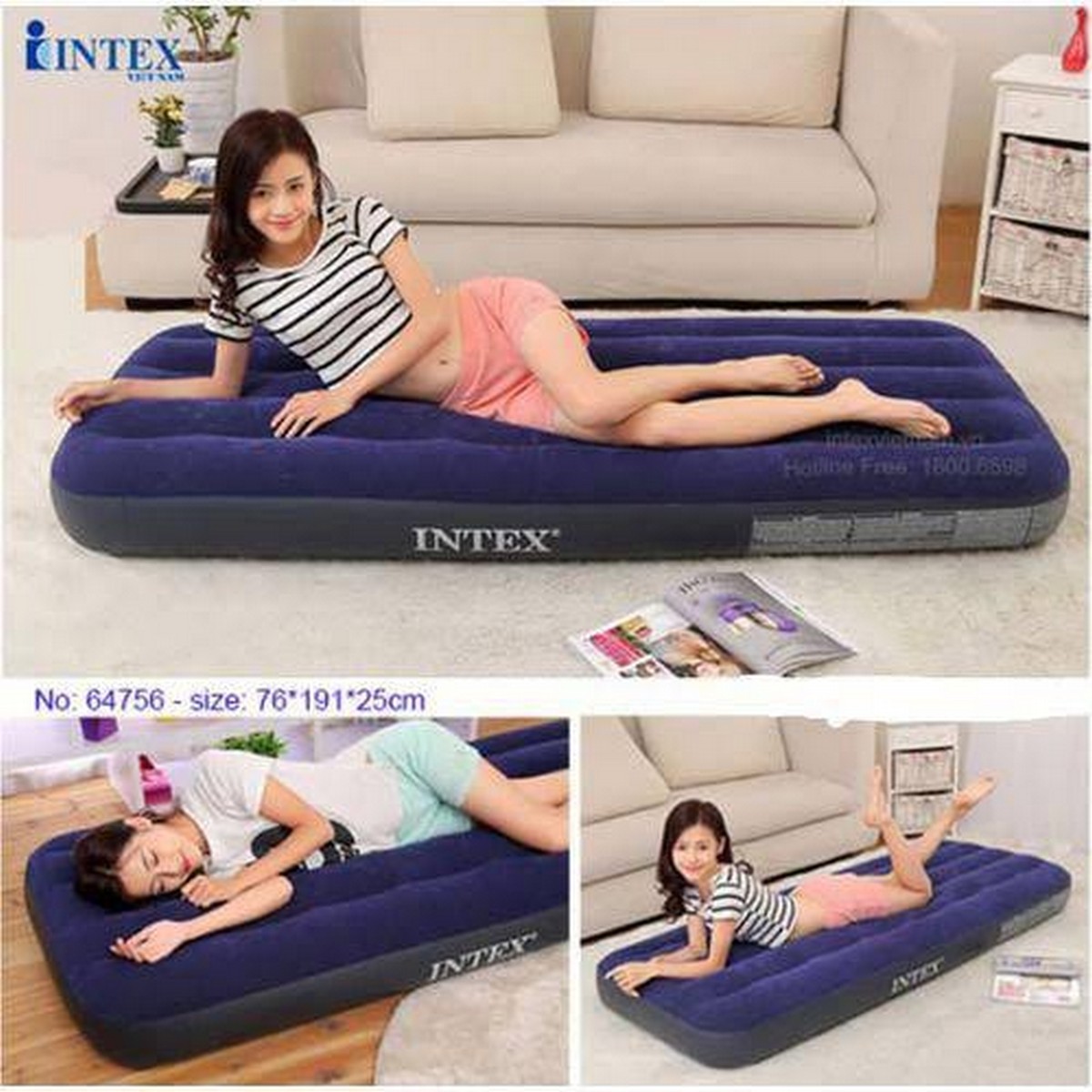 game intex air bed