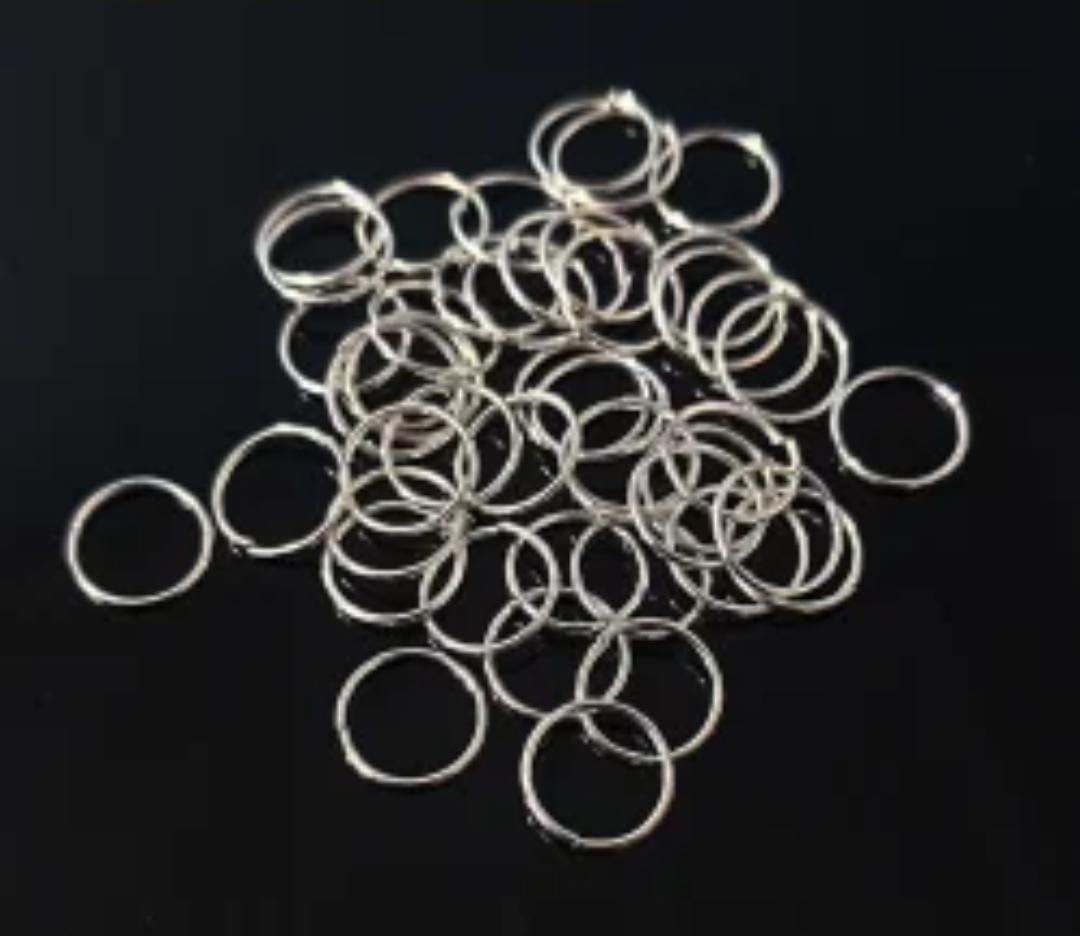 Arfa ideal collection 12Pcs/set Nose Ring Piercing Punk golden selvar Color Handmade Tiny Nose Lip Hoop Ring Septum Rings Piercing Stud Body Jewelry jewellery for girls
