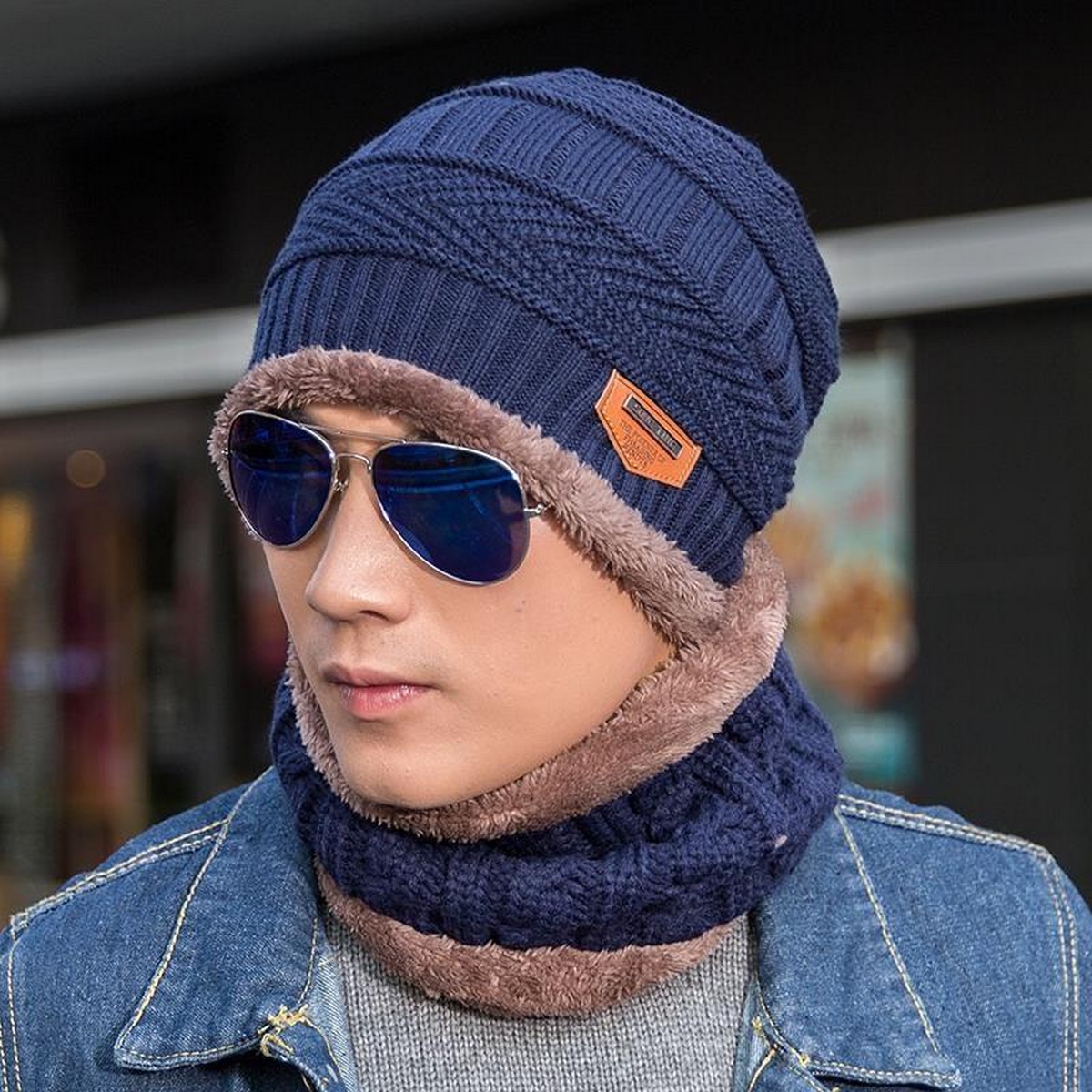 Neck Scarf Wool Warm | Cap 
