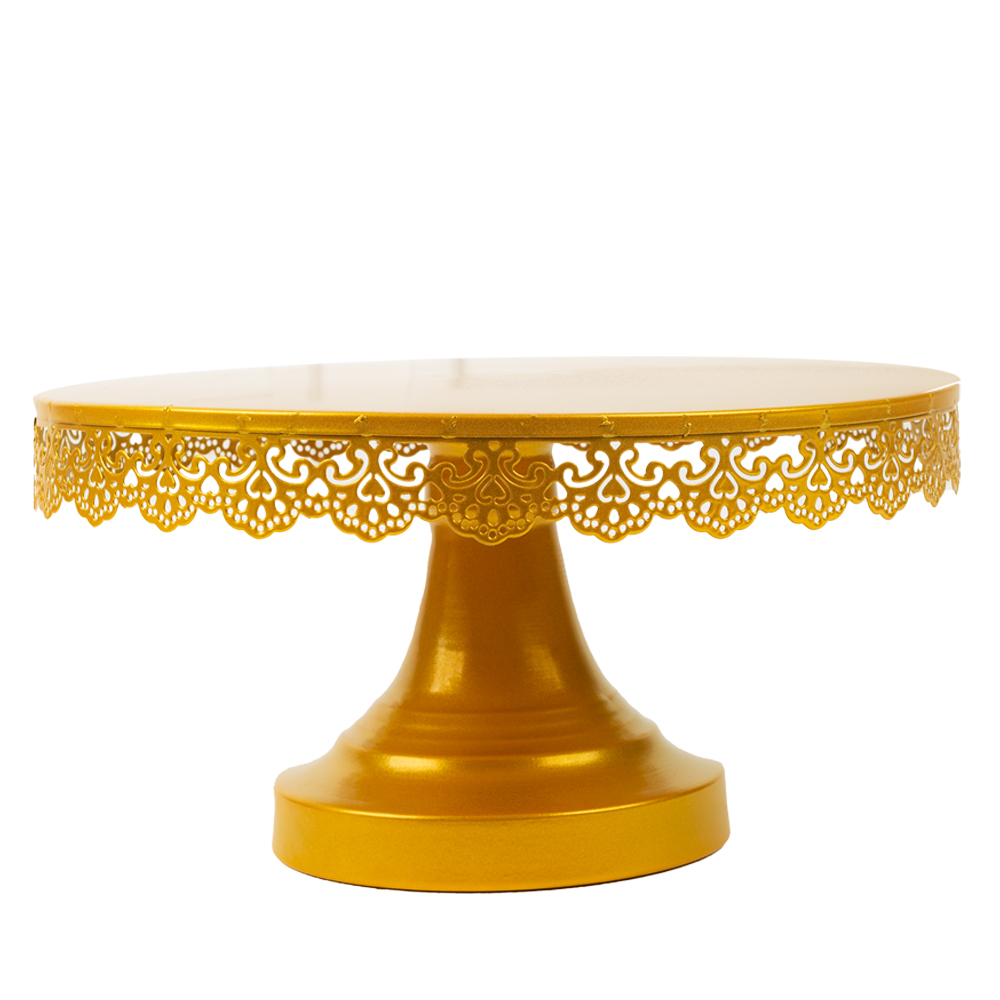 Gold pedestal 2025 cake stand