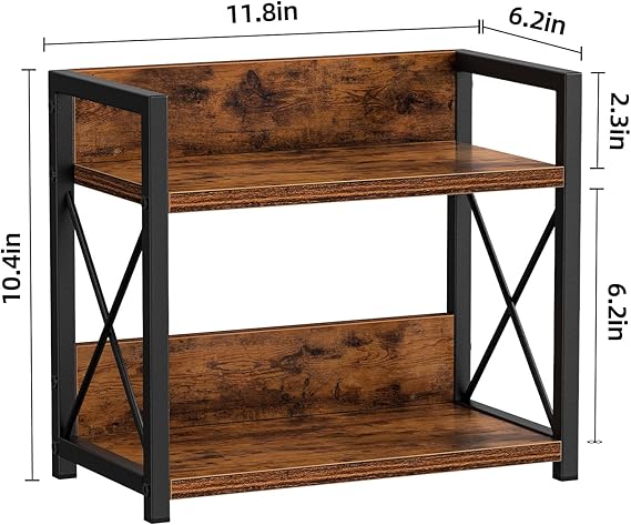 2 Layer Storage Shelf Rack – Multipurpose Organizer for Kitchen, Office & Home