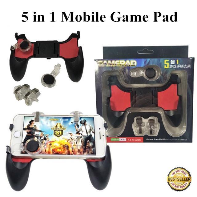 Amazing All Controller R11 / Ak16 / w10 / 5in1 gamepad /  Mobile Game Controller Trigger Six Finger All-in-one Joystick Gamepad for PUBG And others All Games