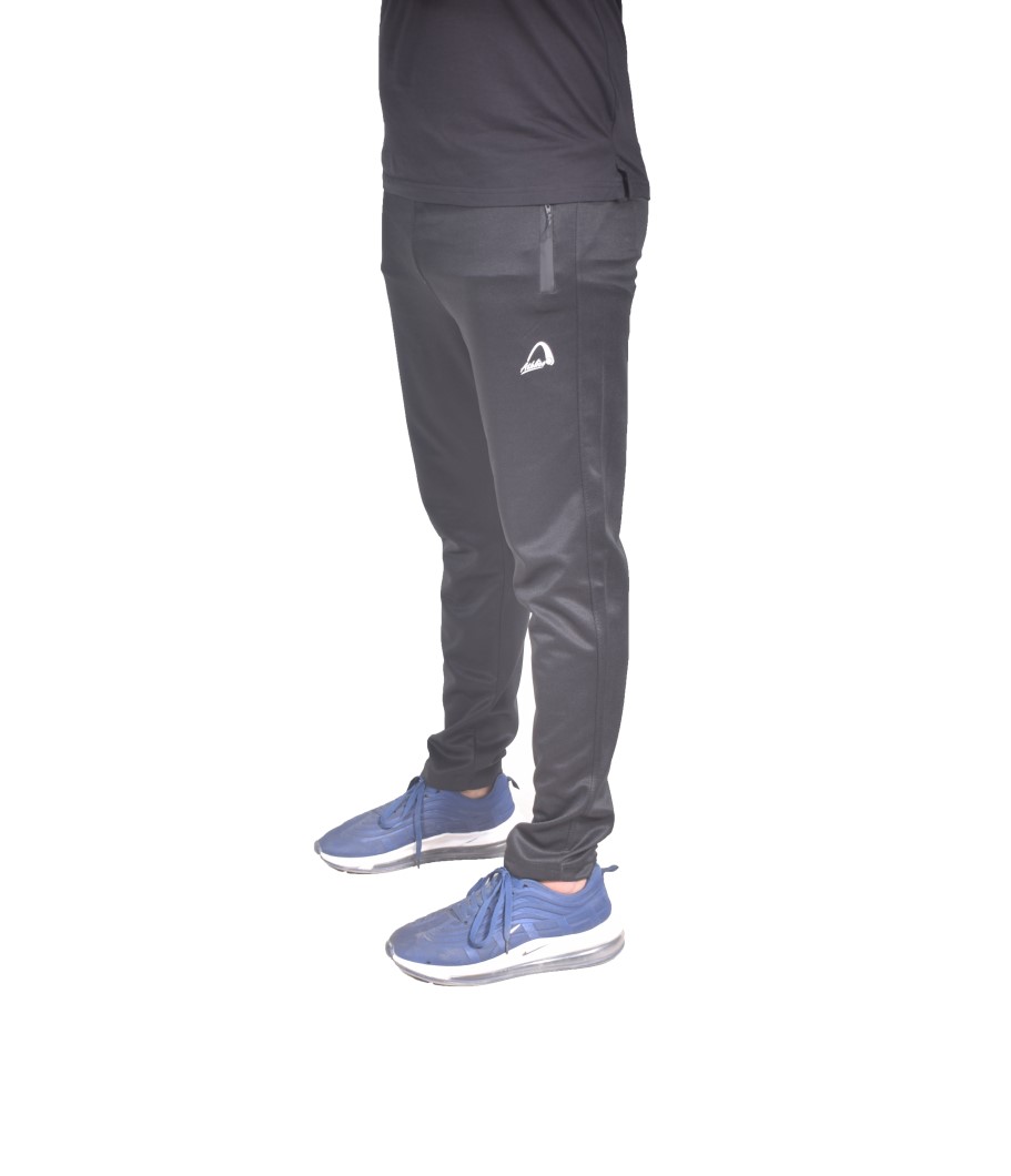 Athlico Men's Tapered Track Trouser | Zip Pocket Sports Pants | Slim Fit Casual Wear