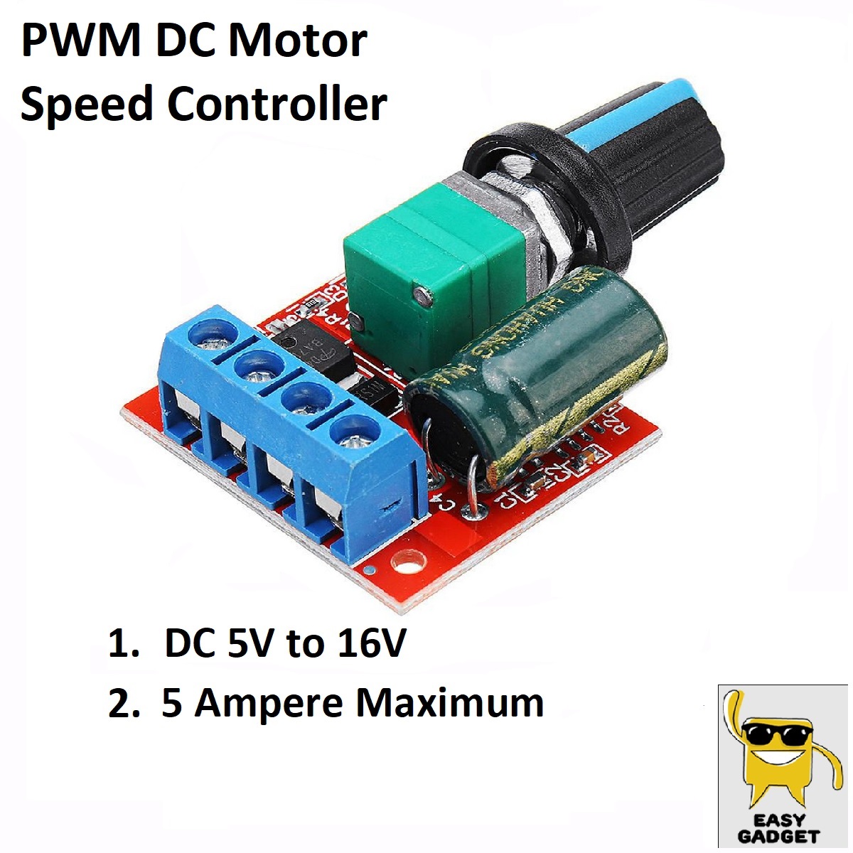 PN35 PWM DC Motor Speed Controller Module Speed Regulator Control Adjust Board Switch Mini DC to