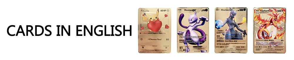 Cartas Español Spanish Metal Cards Vmax Charizard Pikachu Gold